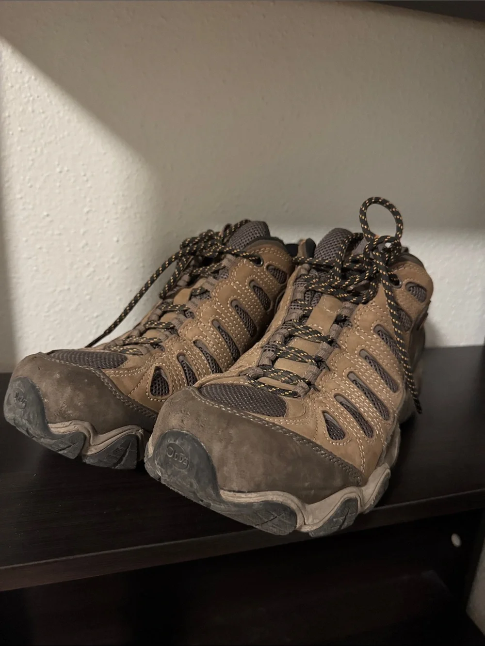 Oboz Hiking Boots B-Dry Sawtooth II Low Men’s Size 12 Regular Shoes Walnut